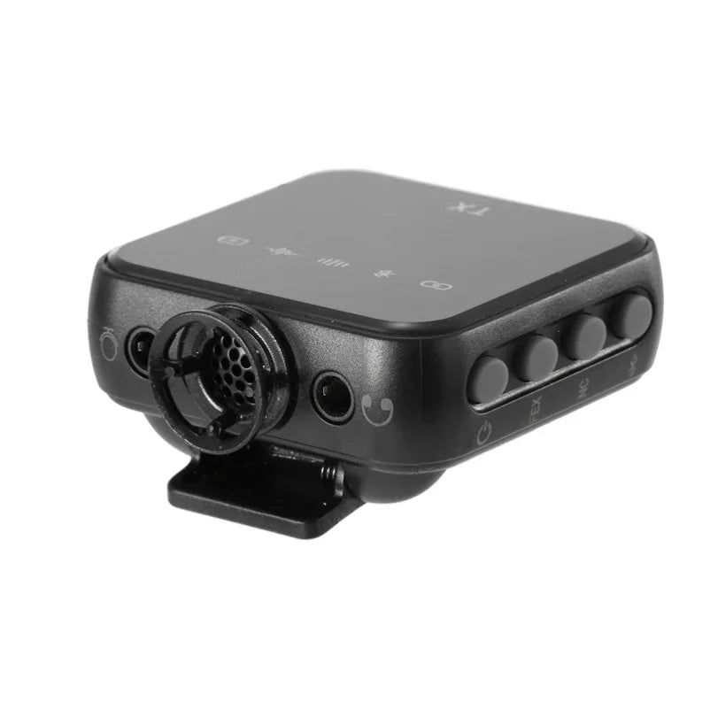 Wireless Lavalier Microphone System Bluetooth Audio Video Voice Recording Mic