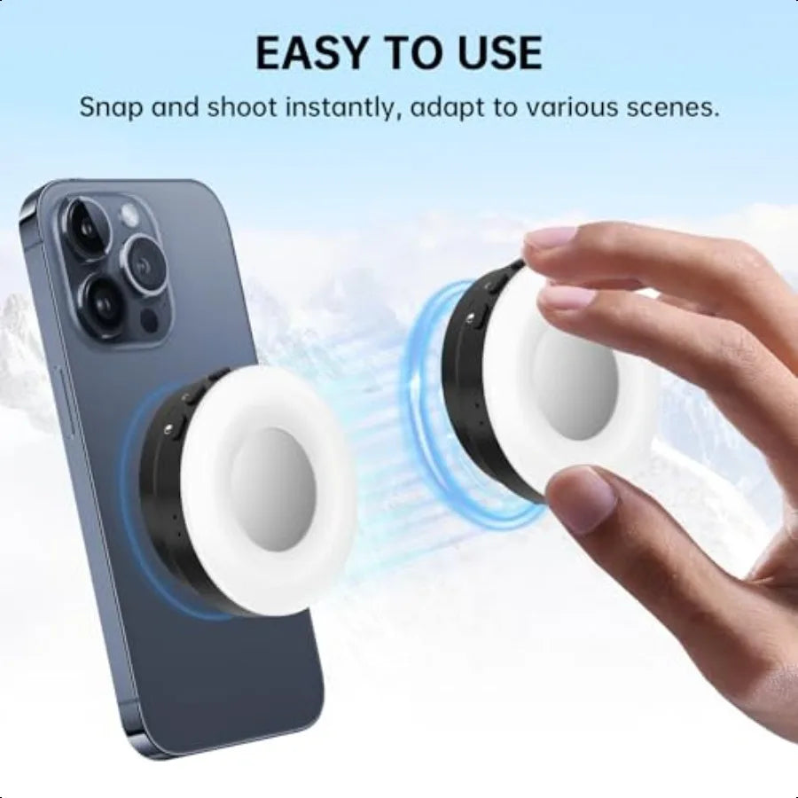 Magnetic Selfie Light and Mirror Compatible with MagSafe