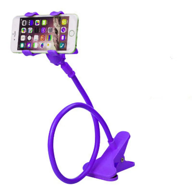 Universal Cell Phone Holder Flexible Long Arm with Clamp