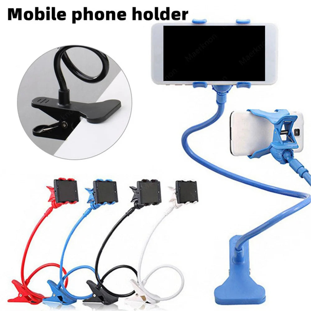 Universal Cell Phone Holder Flexible Long Arm with Clamp