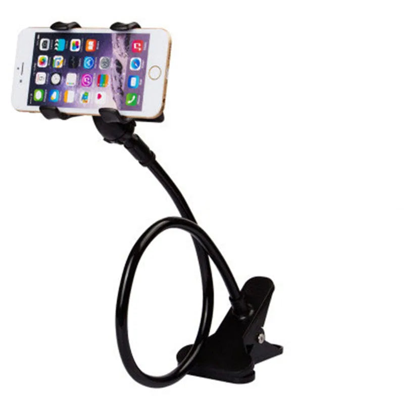 Universal Cell Phone Holder Flexible Long Arm with Clamp